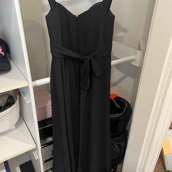 Azazie Black Bridesmaid Dress - Picture 2 of 3